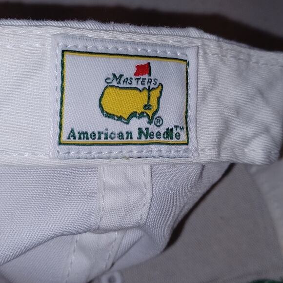 Vintage The Masters Golf Hat Leather Strap back - Picture 8 of 8